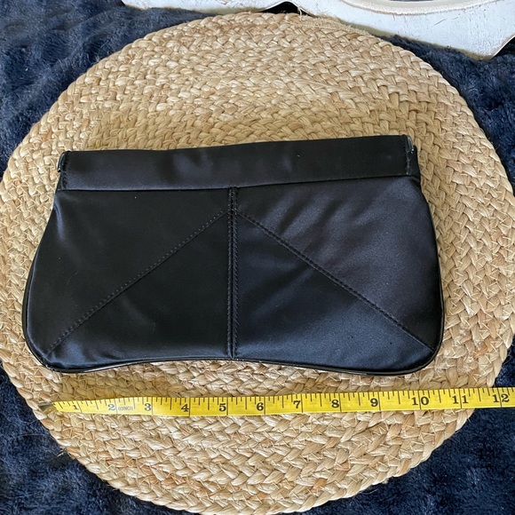 Aldo Black Bow and Rhinestone Clutch with Strap - Picture 8 of 8